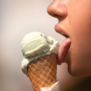 Women licking icecream in sexy way